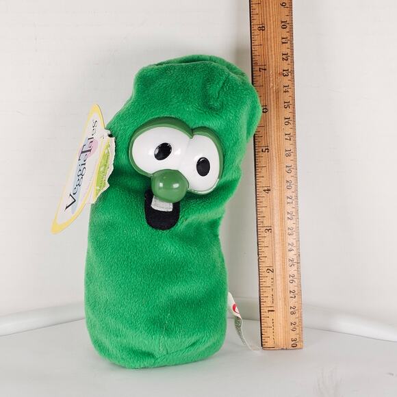 VeggieTales Larry the Cucumber Plush Big Idea Productions Gund Stuffy Plushy - Picture 9 of 15